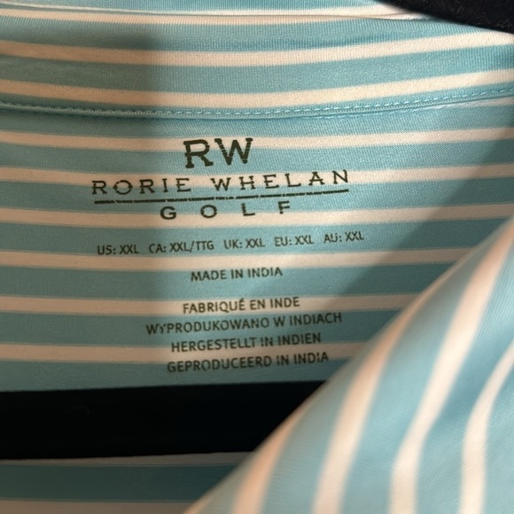 RORIE WHELAN STRIPE GOLF POLO (XXL) - Picture 5 of 7